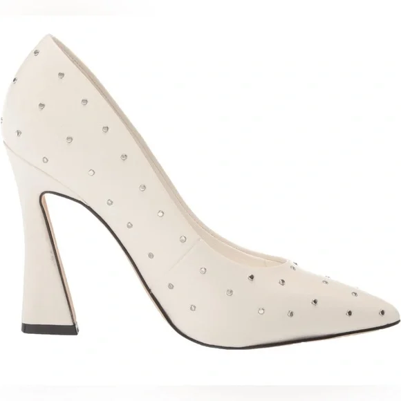 NEW Nine West Trial Women's Rhinestone Dress Pumps White size 7 - Picture 4 of 14